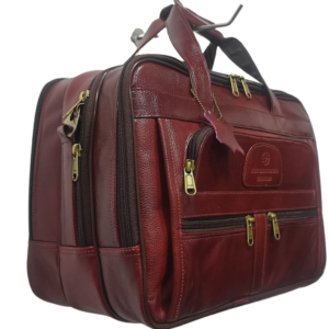 Best 3 Compartment Leather Laptop Bag in Wholesale