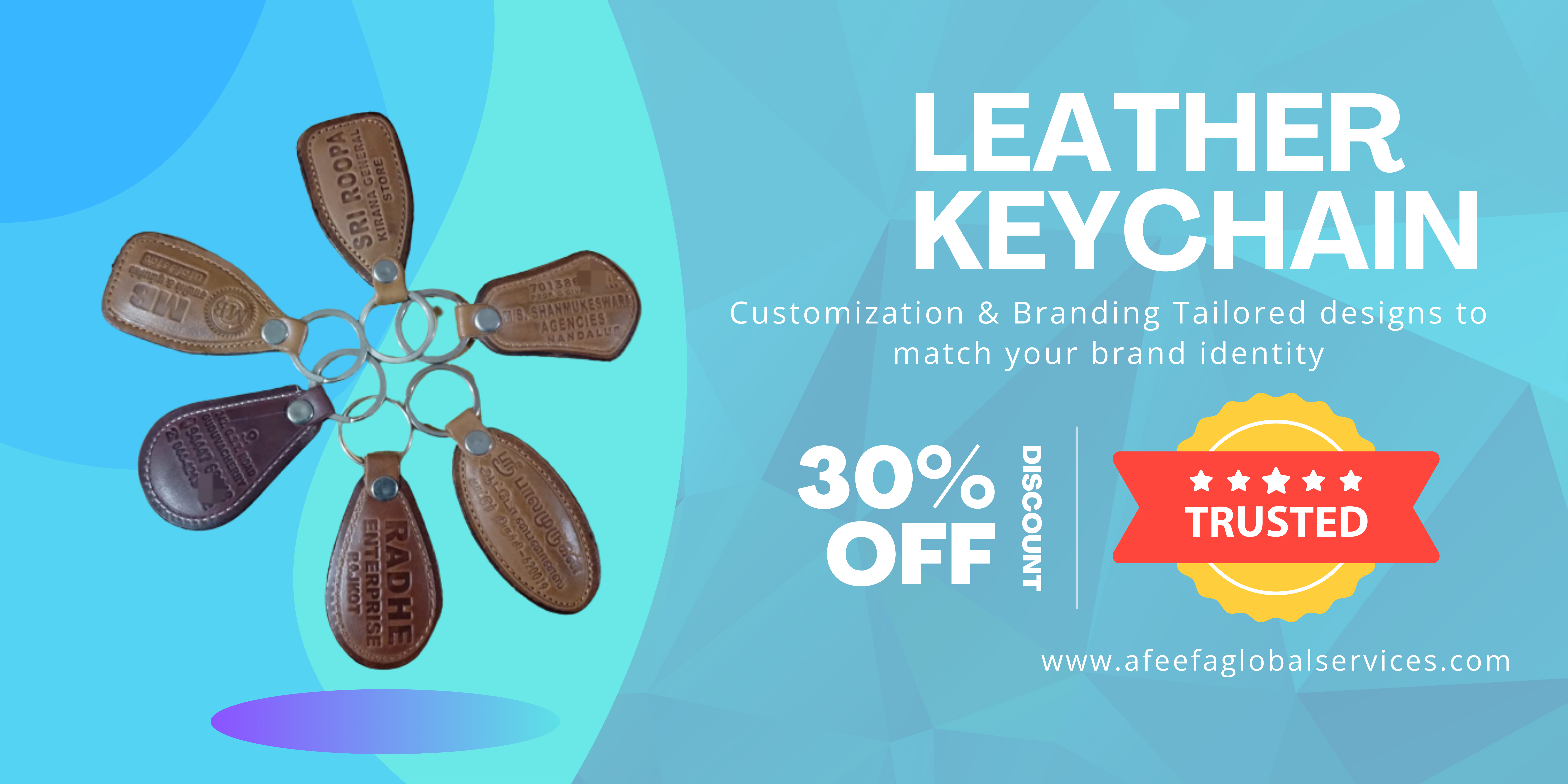 Premium Promotional Leather Keychains For Business Growth in India